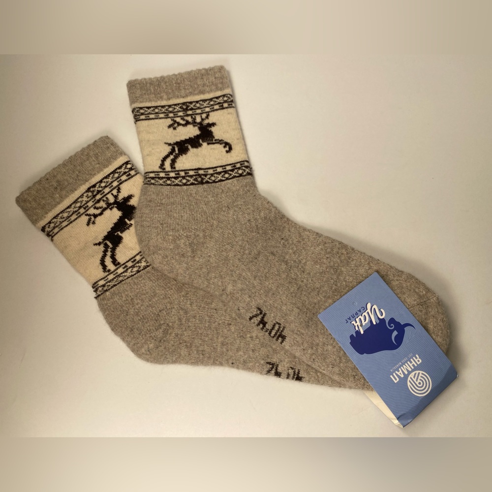 Yak wool blend thermal socks 40-42 Mongolia